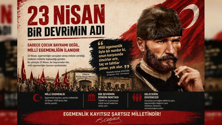 23 N�SAN B�R DEVR�M�N ADI