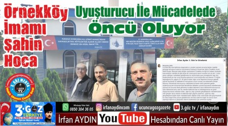 rnekky mam ahin Hoca Uyuturucu le Mcadelede nc Oluyor 
