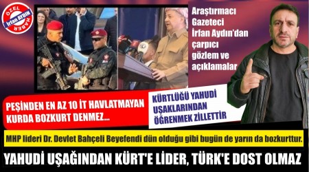 Yahudi uandan Krt'e lider, Trk'e dost olmaz