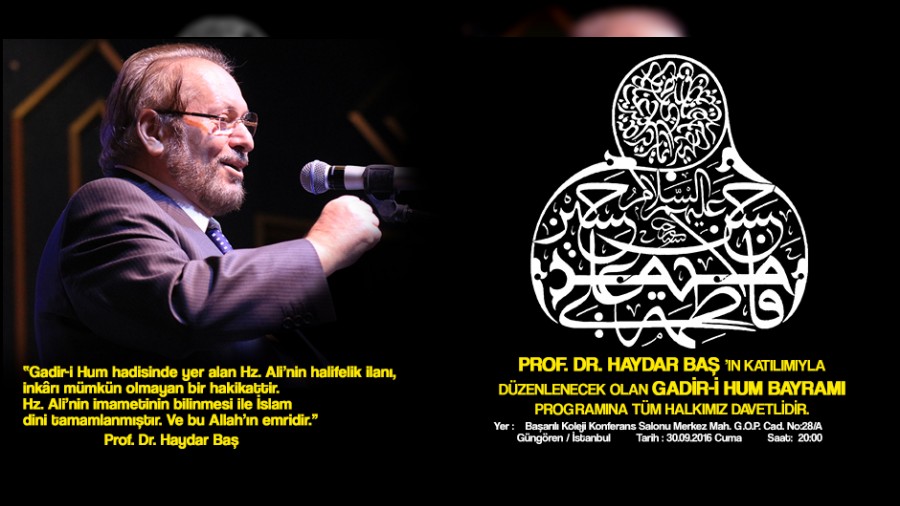 Gadir-i Hum Bayramnz mbarek olsun