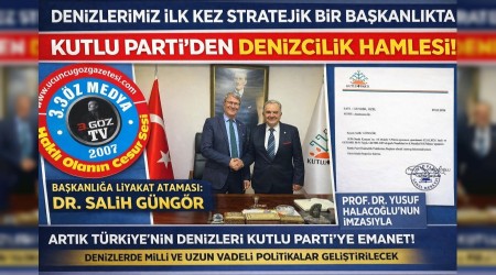 T�RK�YE�DE B�R �LK KUTLU PARTݒDEN DEN�ZC�L�K POL�T�KALARI BA�KANLI�I