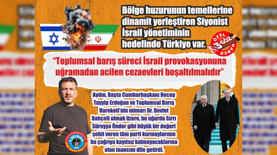 TOPLUMSAL BARI SREC SRAL PROVOKASYONUNA URAMADAN ACLEN CEZAEVLER BOALTILMALIDIR