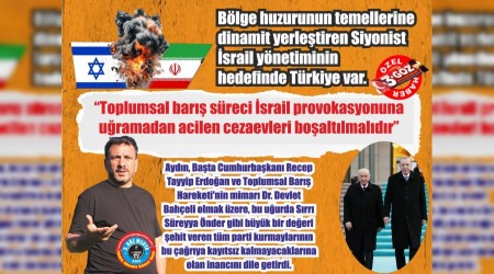 “TOPLUMSAL BARIŞ SÜRECİ İSRAİL PROVOKASYONUNA UĞRAMADAN ACİLEN CEZAEVLERİ BOŞALTILMALIDIR”