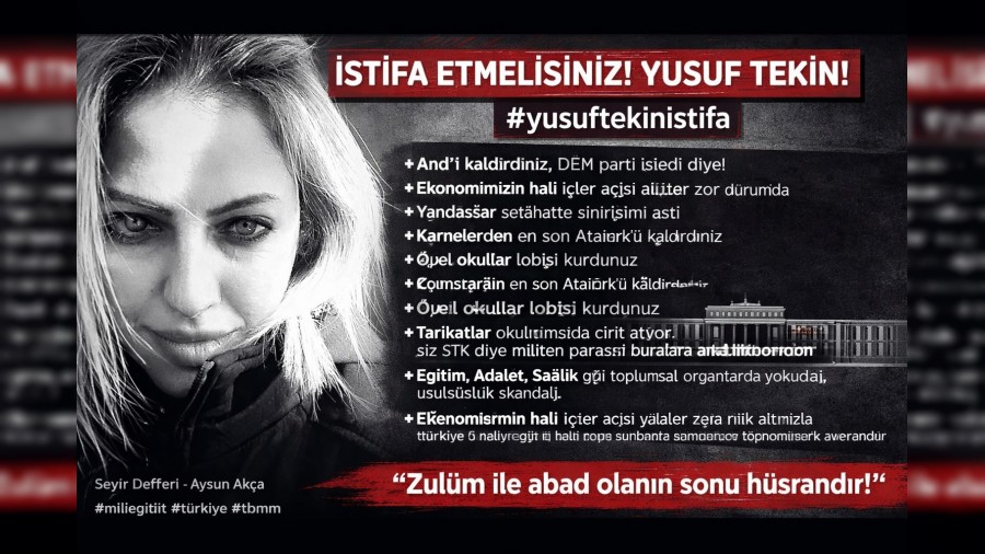 �stifa etmelisiniz! Yusuf Tekin!