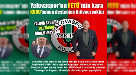 Yalovasporun FET֒nn kara KUDUsunun desteine ihtiyac yoktur