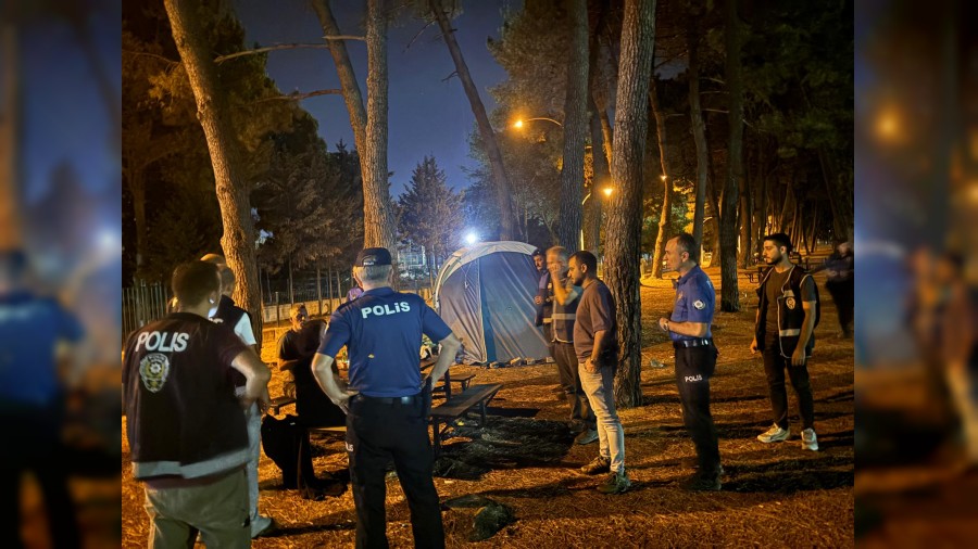 znik Glnde karavan ve adrlara huzur operasyonu!