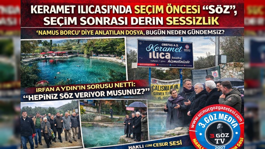 KERAMET ILICASI�NDA SE��M �NCES� �S�Z�, SE��M SONRASI DER�N SESS�ZL�K