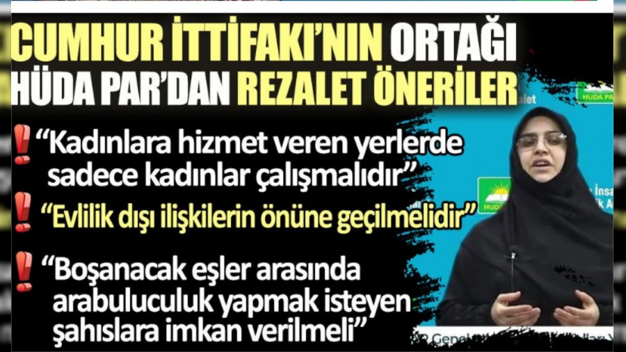 HÜDA PAR Kadın Kolları yöneticisi Çiftçi: Kadınlara hizmet veren yerlerde sadece kadınlar çalışmalıdır