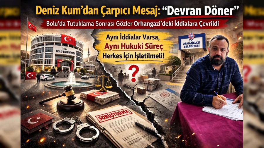 Deniz Kum�dan �arp�c� Mesaj: �Devran D�ner�  �Ya Herkes ��in Hukuk, Ya Hi� Kimse ��in�