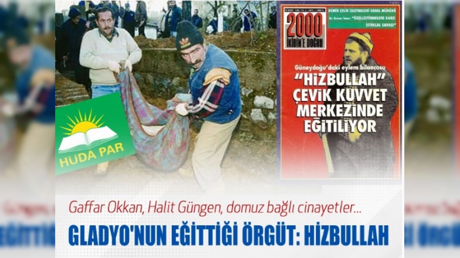 Gaffar Okkan, Halit Gngen, domuz bal cinayetler... Gladyo'nun eittii rgt: Hizbullah