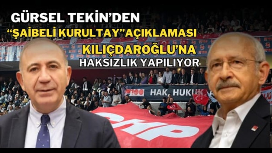 Grsel Tekinden aibeli Kurultay Aklamas: Kldaroluna Hakszlk Yaplyor