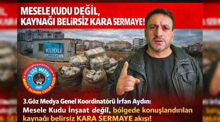 Mesele Kudu de�il, kayna�� belirsiz kara sermaye!