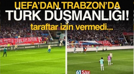 Trabzon'da UEFA'dan Trk dmanl