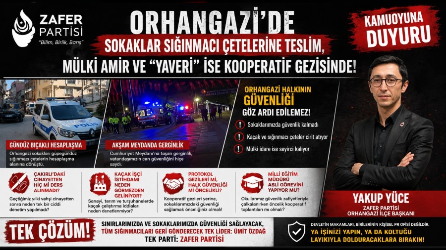 ORHANGAZݒDE SOKAKLAR SI�INMACI �ETELER�NE TESL�M, M�LK� AM�R VE "YAVER�" �SE KOOPERAT�F GEZ�S�NDE!