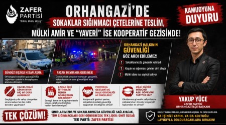 ORHANGAZݒDE SOKAKLAR SI�INMACI �ETELER�NE TESL�M, M�LK� AM�R VE "YAVER�" �SE KOOPERAT�F GEZ�S�NDE!