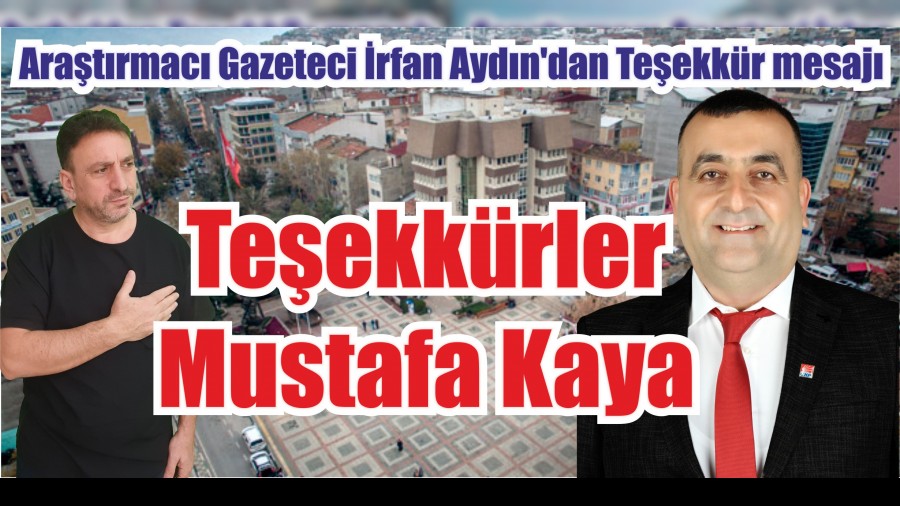 Teekkrler Mustafa Kaya