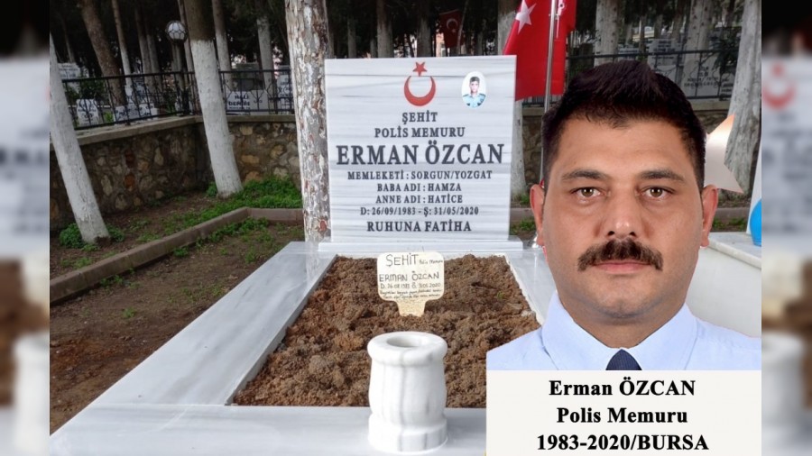 BURSA�DA G�REV BA�INDA �EH�T D��EN POL�S: ERMAN �ZCAN