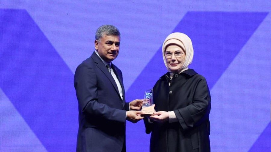 Emine Erdoan'a "En yi Kadn Lider dl"