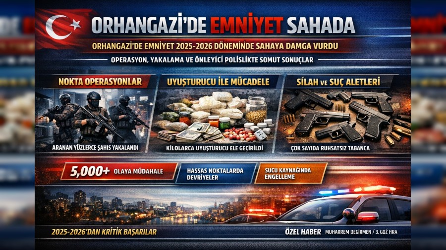 ORHANGAZݒDE EMN�YET SAHADA