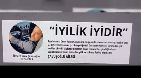 "yilik yidir" Diyerek Gnllere Dokunmutu: mer Faruk avuolunu Kaybettik