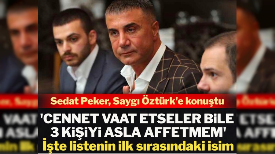 Sedat Peker'den Sleyman Soylu aklamas:  Yaadm srece barmayacam