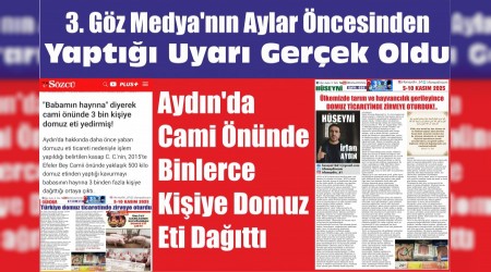 3. G�z Medya�n�n Aylar �ncesinden Yapt��� Uyar� Ger�ek Oldu