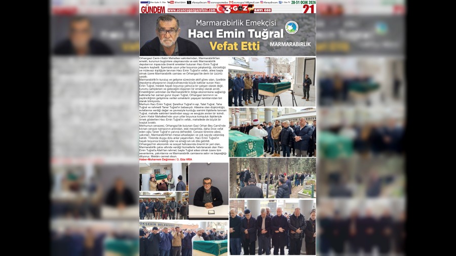 Emekleriyle An�lacak Bir �sim Hac� Emin Tu�ral Vefat Etti