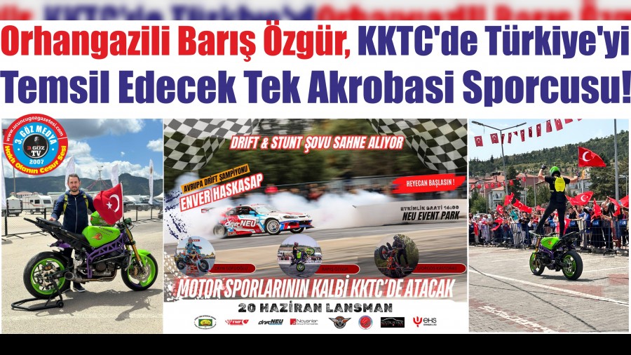 Orhangazili Bar zgr, KKTCde Trkiyeyi  Temsil Edecek Tek Akrobasi Sporcusu!