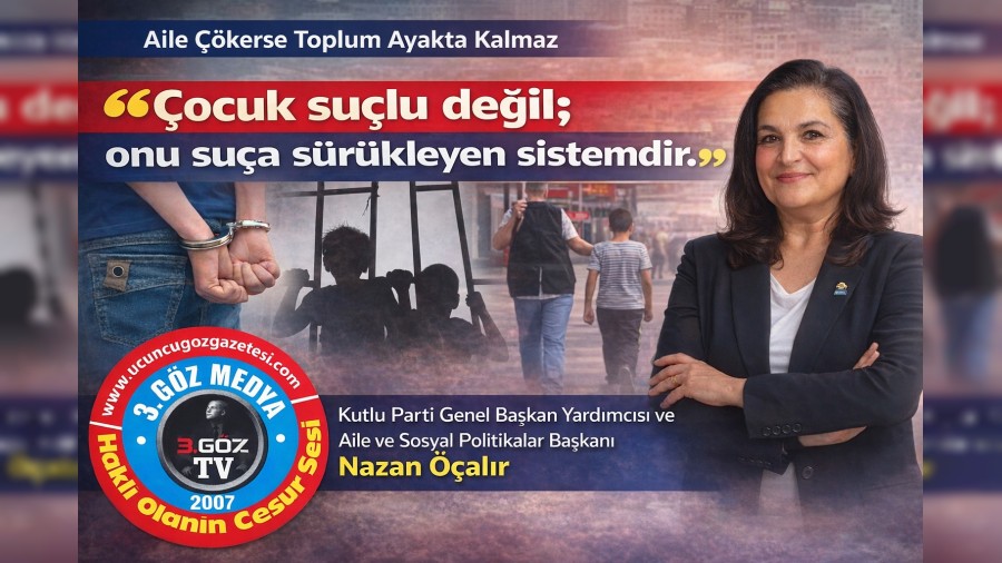 ��ocuk su�lu de�il; onu su�a s�r�kleyen sistemdir.�